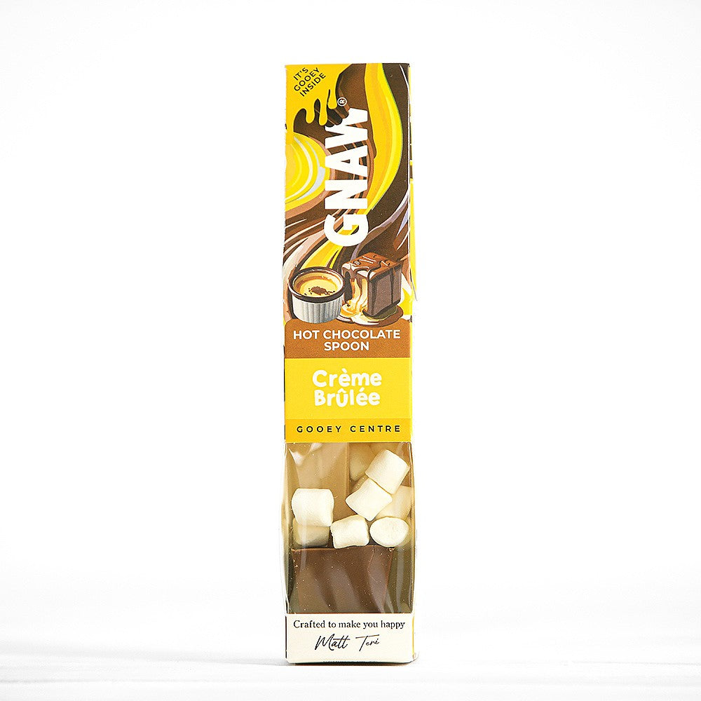 Gnaw Soft Centre Hot Choc Shot Crème Brulee