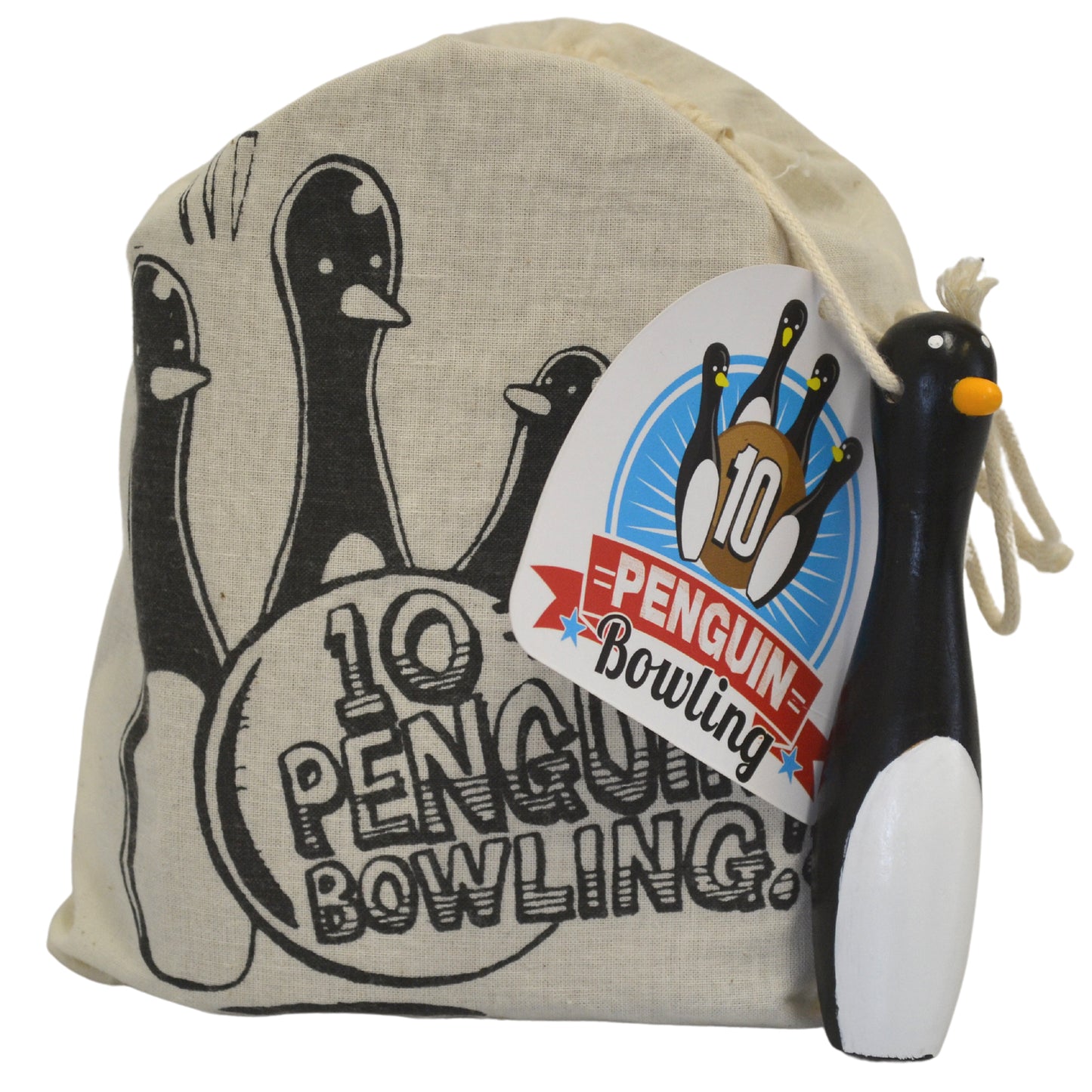 Penguin Bowling in a Bag