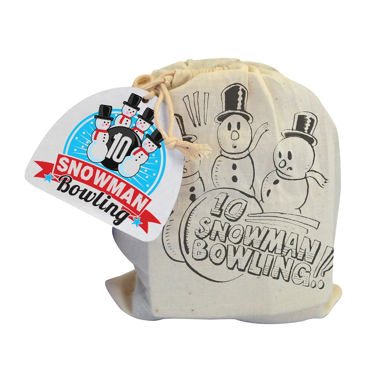 Snowman Bowling in a Bag
