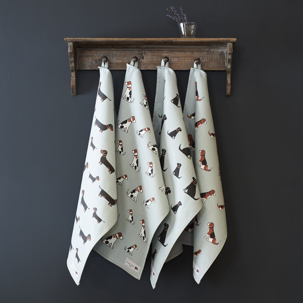 Border Collie Tea Towel