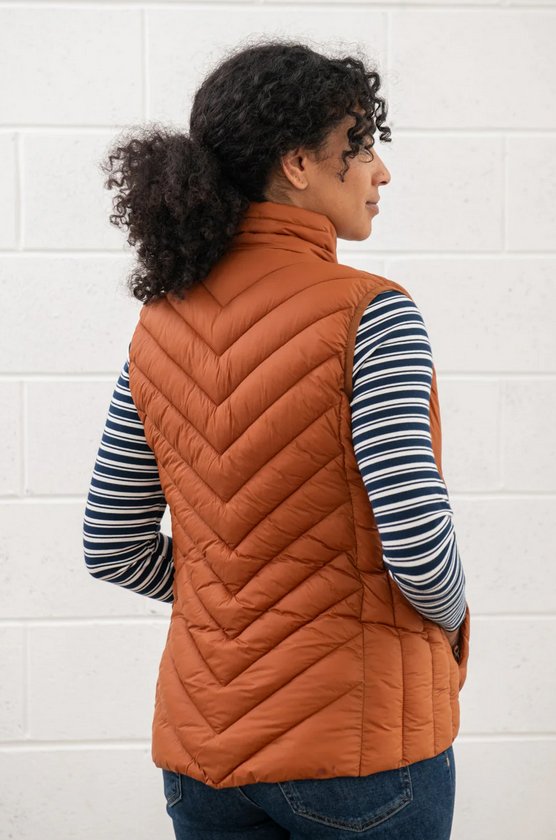 Lighthouse Clothing Laurel Gilet - Rust