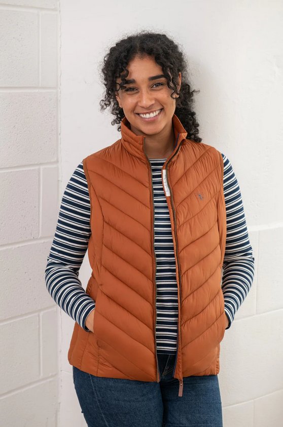 Lighthouse Clothing Laurel Gilet - Rust