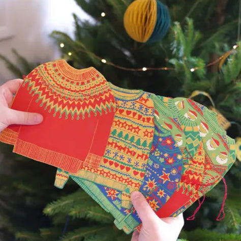 Christmas Jumpers Sewn Garland