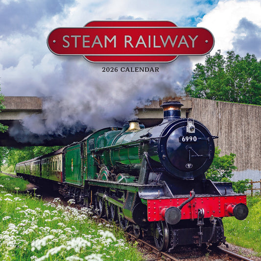 Country Railways Square Calendar 2026