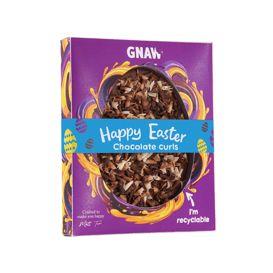 Gnaw Chocolate Curls and Swirls Easter Egg