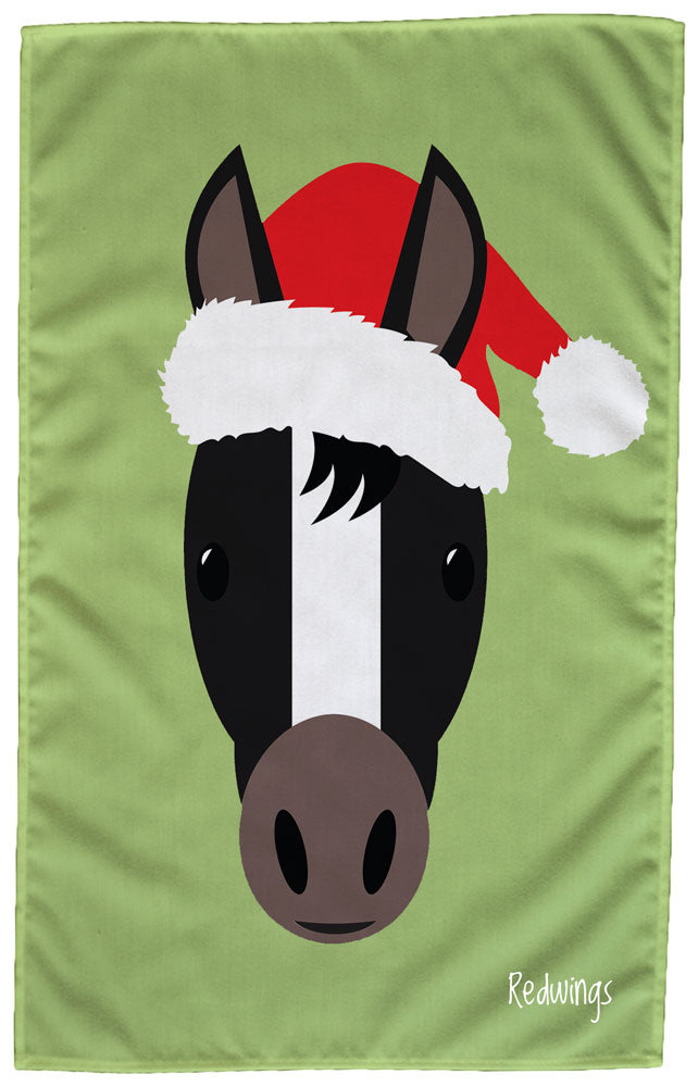 Redwings Christmas Fox Tea Towel
