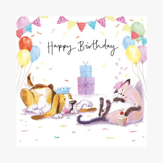 Cupcake Thief Birthday Card