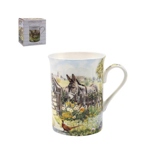 Donkey Pasture China Mug