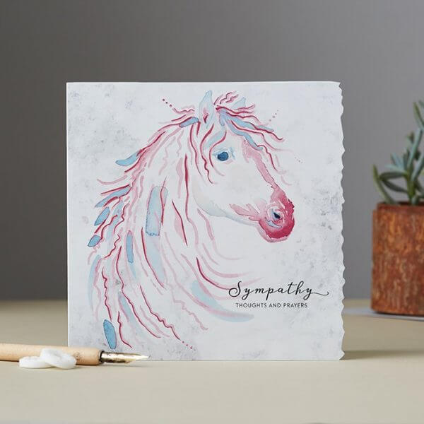 Tarjeta de felicitación de dolomita imaginativa con borde adornado