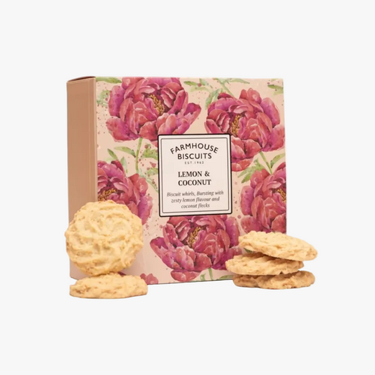 Farmhouse Biscuits Lemon & Coconut Whirls