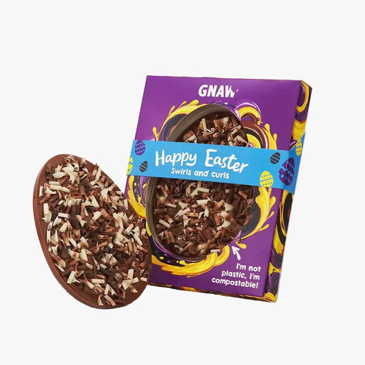 Gnaw Chocolate Curls and Swirls Easter Egg