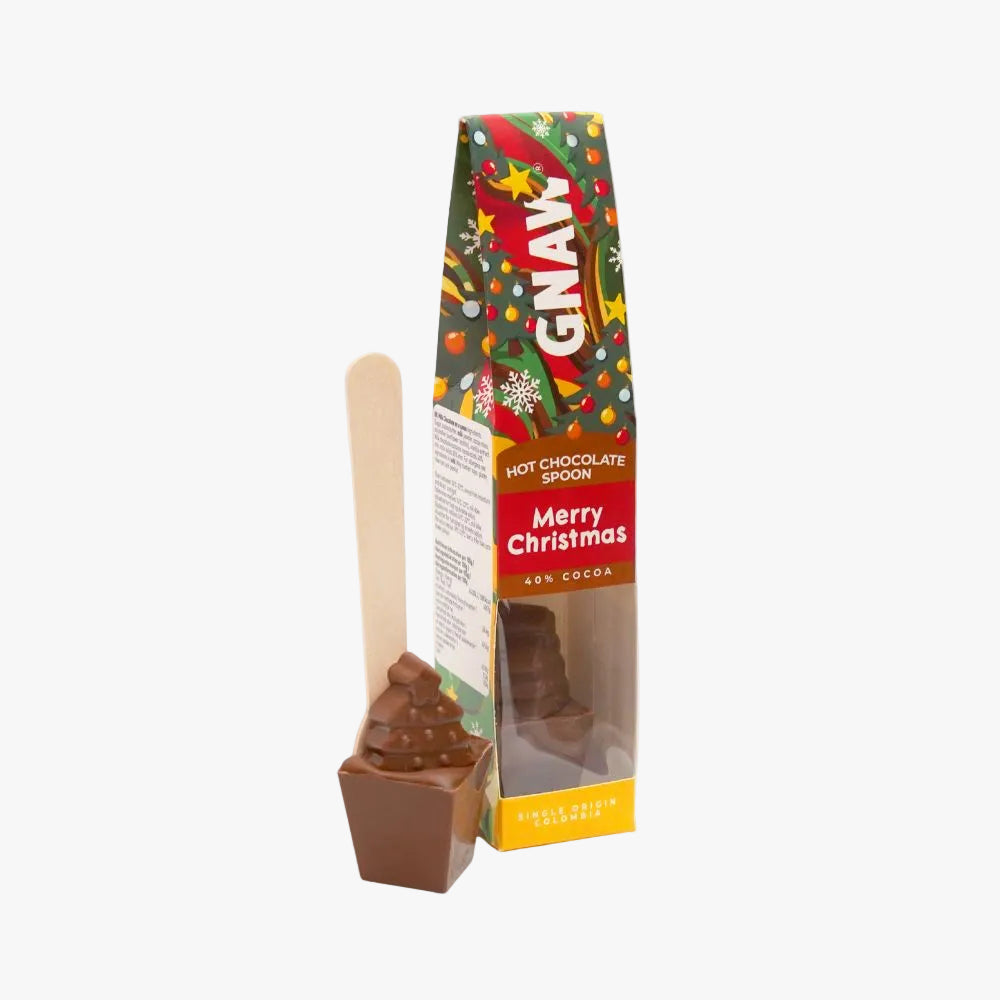 Christmas Tree Milk Hot Chocolate Spoon