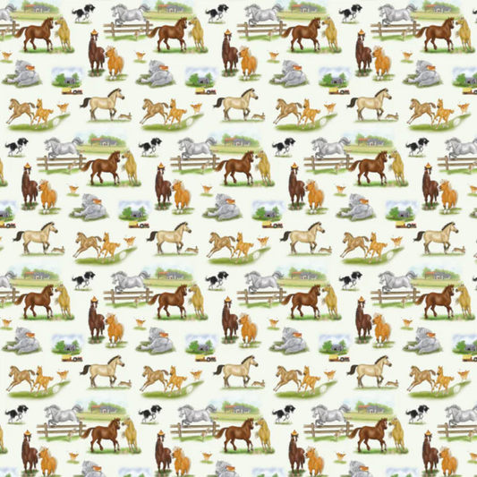Horses Wrapping Paper by Alison