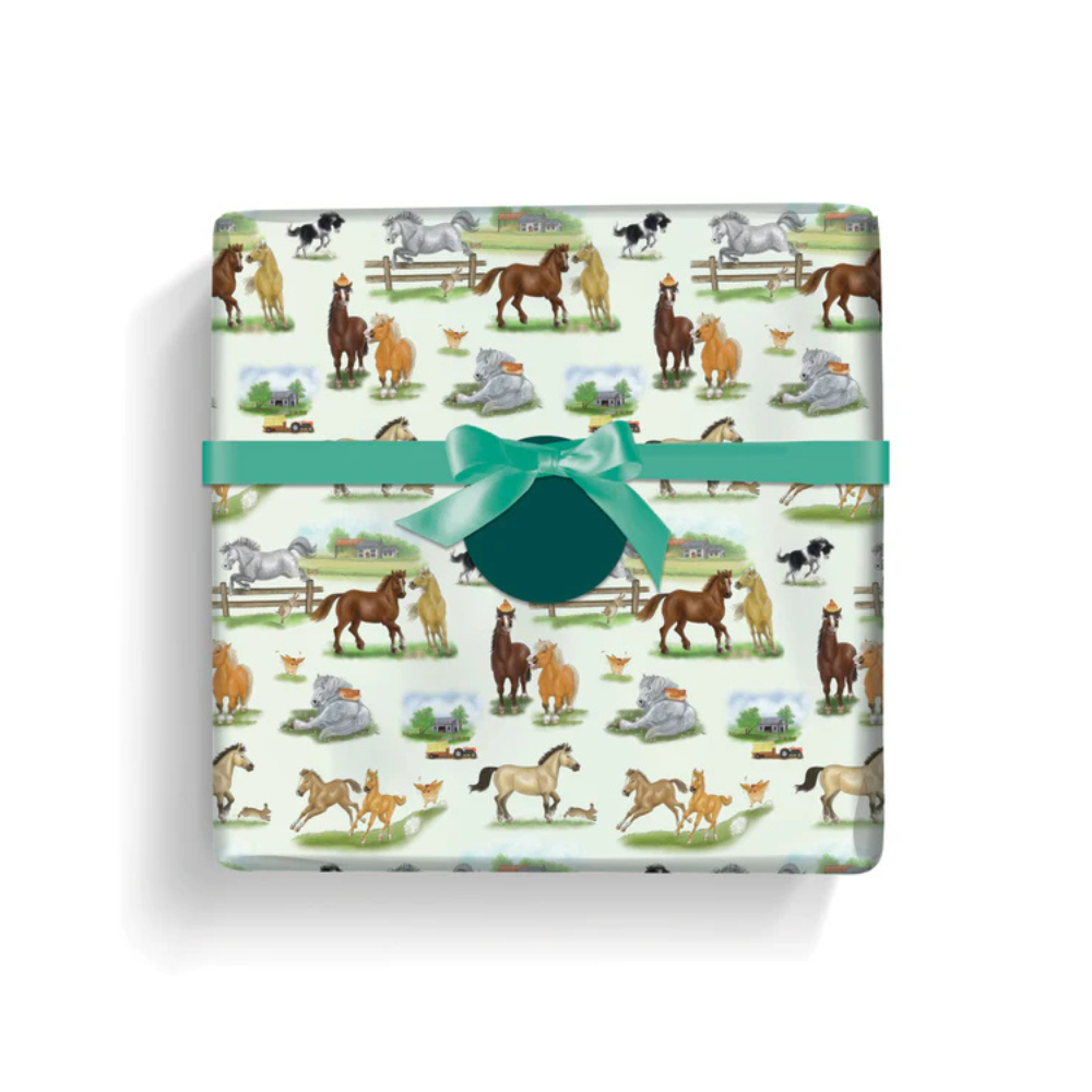 Horses Wrapping Paper by Alison