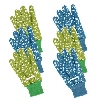 Cotton Garden Gloves Triple Pack