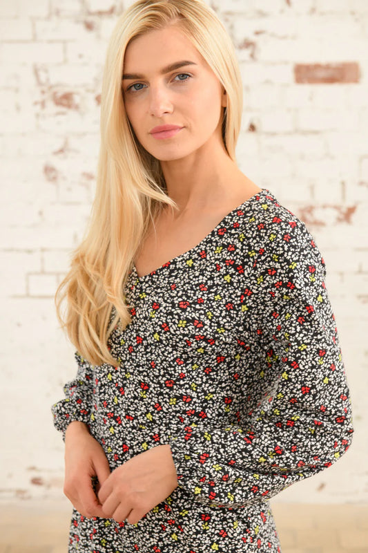 Lighthouse Clothing Isla Dress - Red Apple Floral