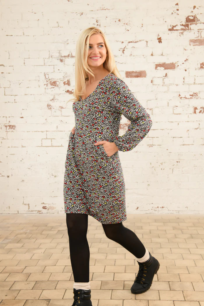 Lighthouse Clothing Isla Dress - Red Apple Floral