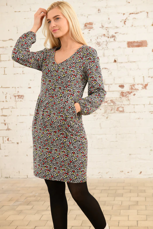 Lighthouse Clothing Isla Dress - Red Apple Floral