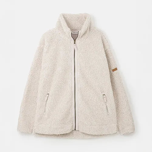 Lighthouse Clothing Coast Half Zip Fleece - Cream Marl