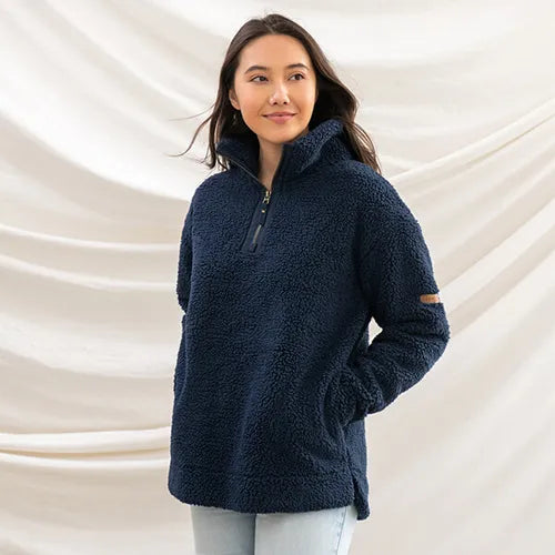 Lighthouse Clothing Coast Half Zip Fleece - Navy