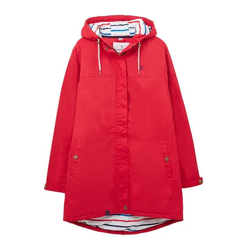 Lighthouse Clothing Ladies Eva Long Coat - Red