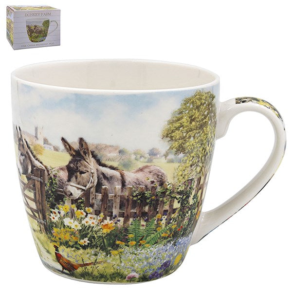 Donkey Pasture Breakfast Mug