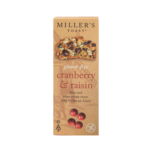 Miller's Toast Gluten Free Cranberry & Raisin