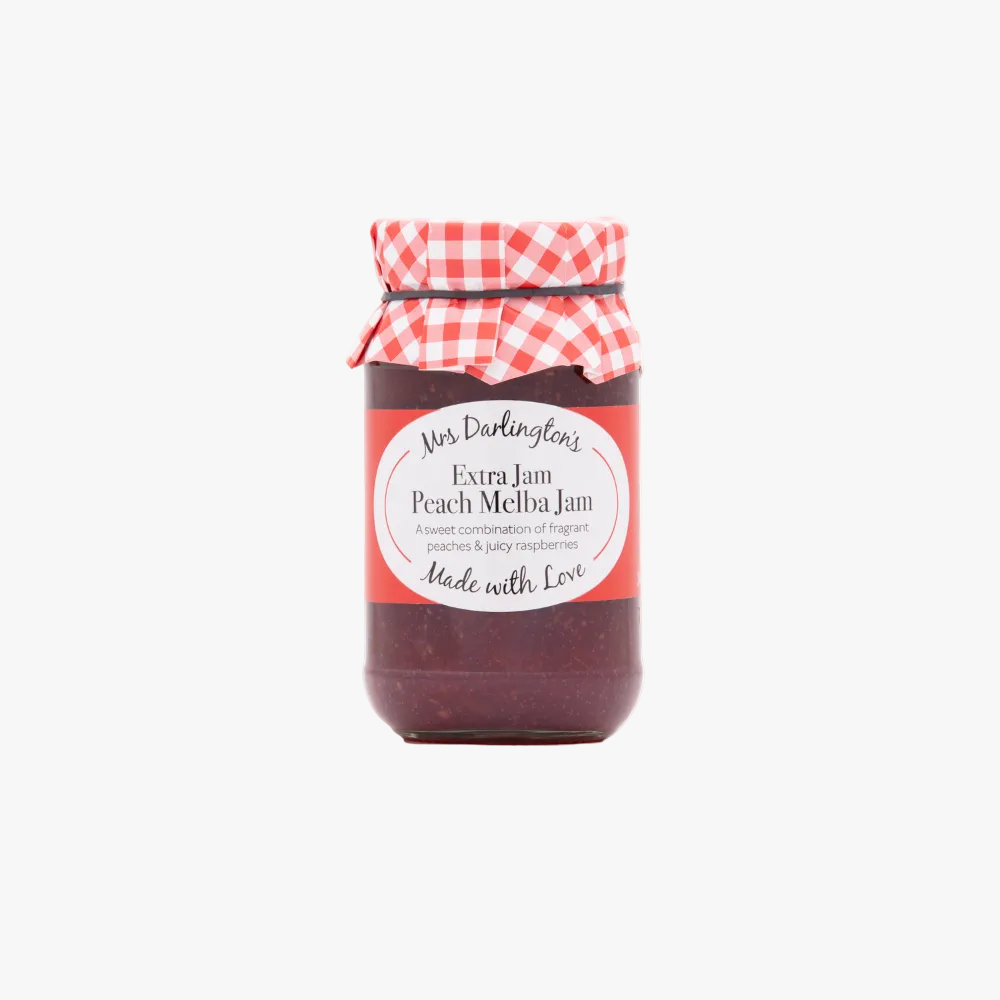 Mrs Darlington's Extra Jam Peach Melba Jam