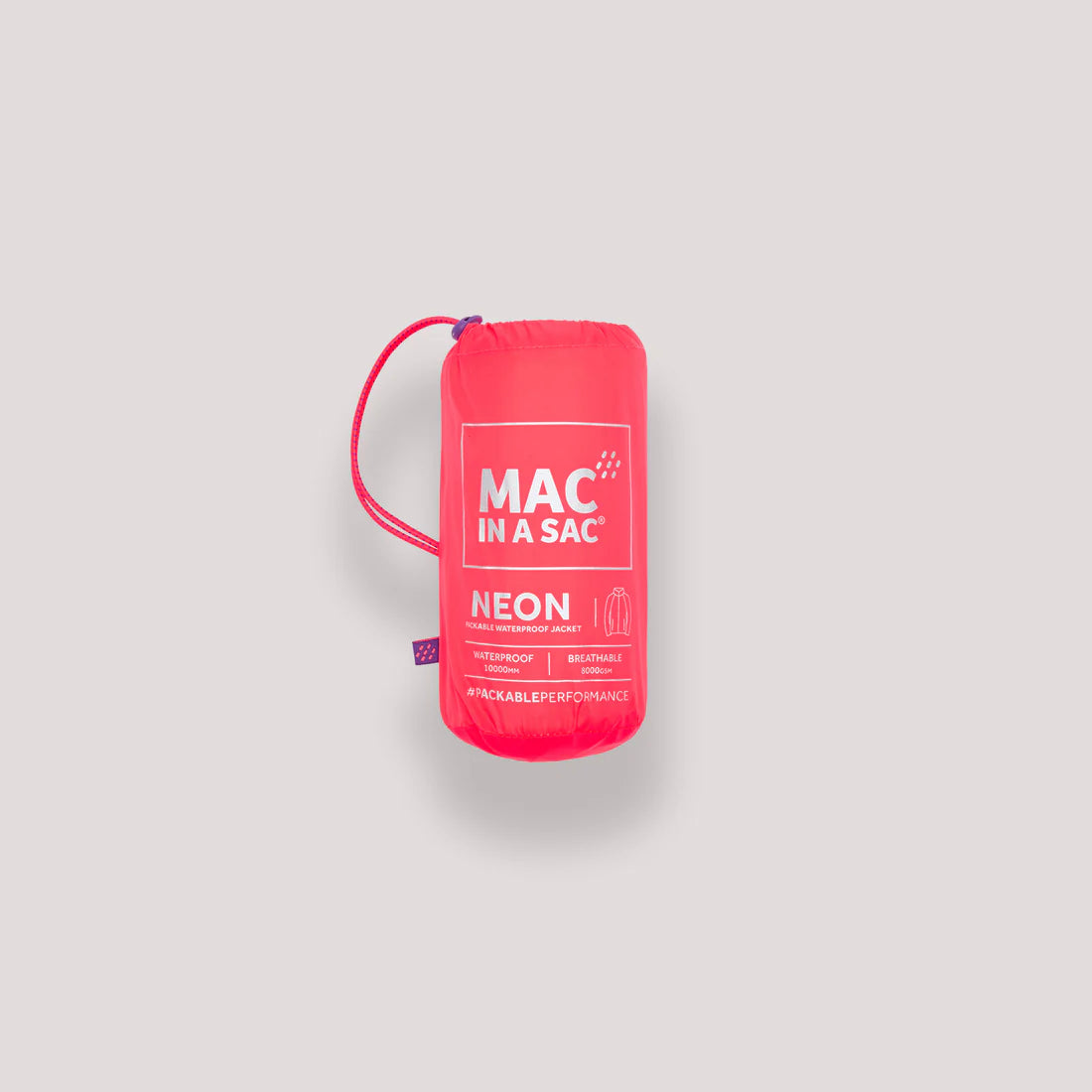 Mac in a Sac Waterproof Jacket - Neon Watermelon