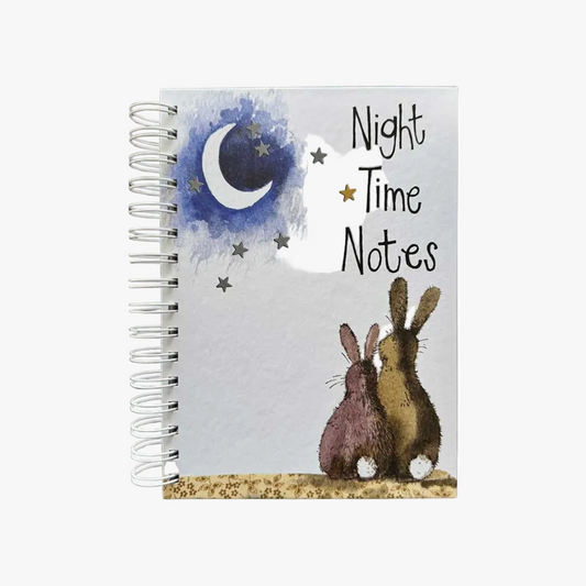 Moon and Back Spiral Journal