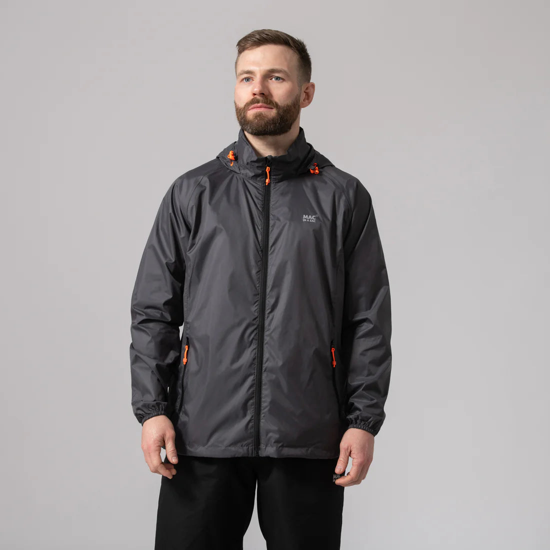 Mac in a Sac Waterproof Jacket - Charcoal