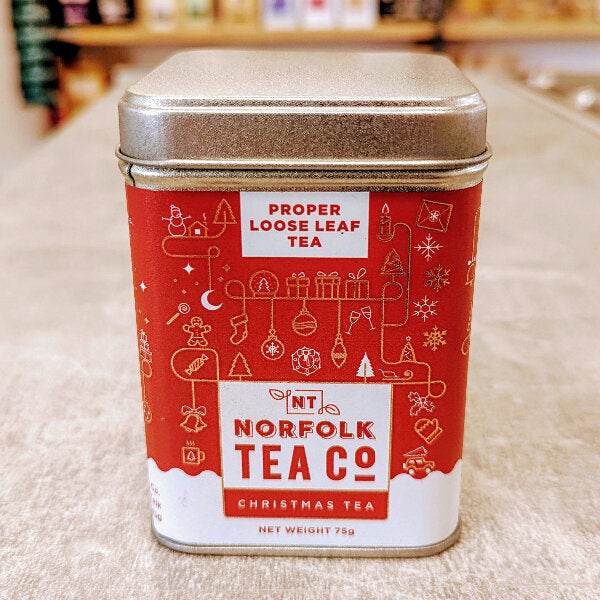 Norfolk Tea Co Loose Leaf Christmas Tea Tin