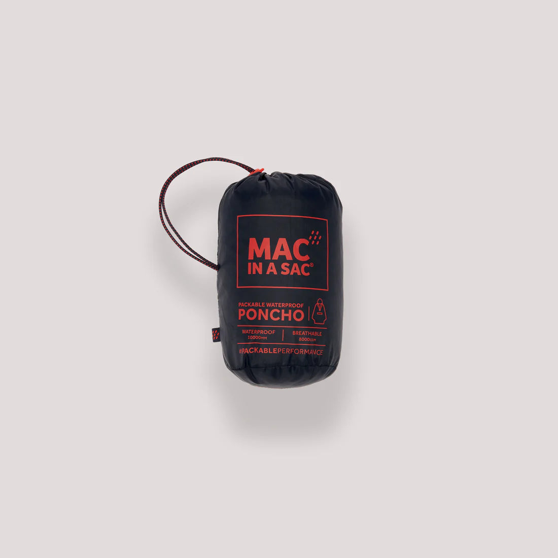 Mac in a Sac Waterproof Poncho - Navy