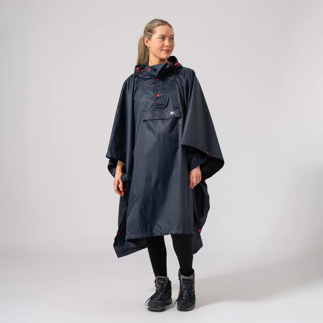 Mac in a Sac Waterproof Poncho - Navy