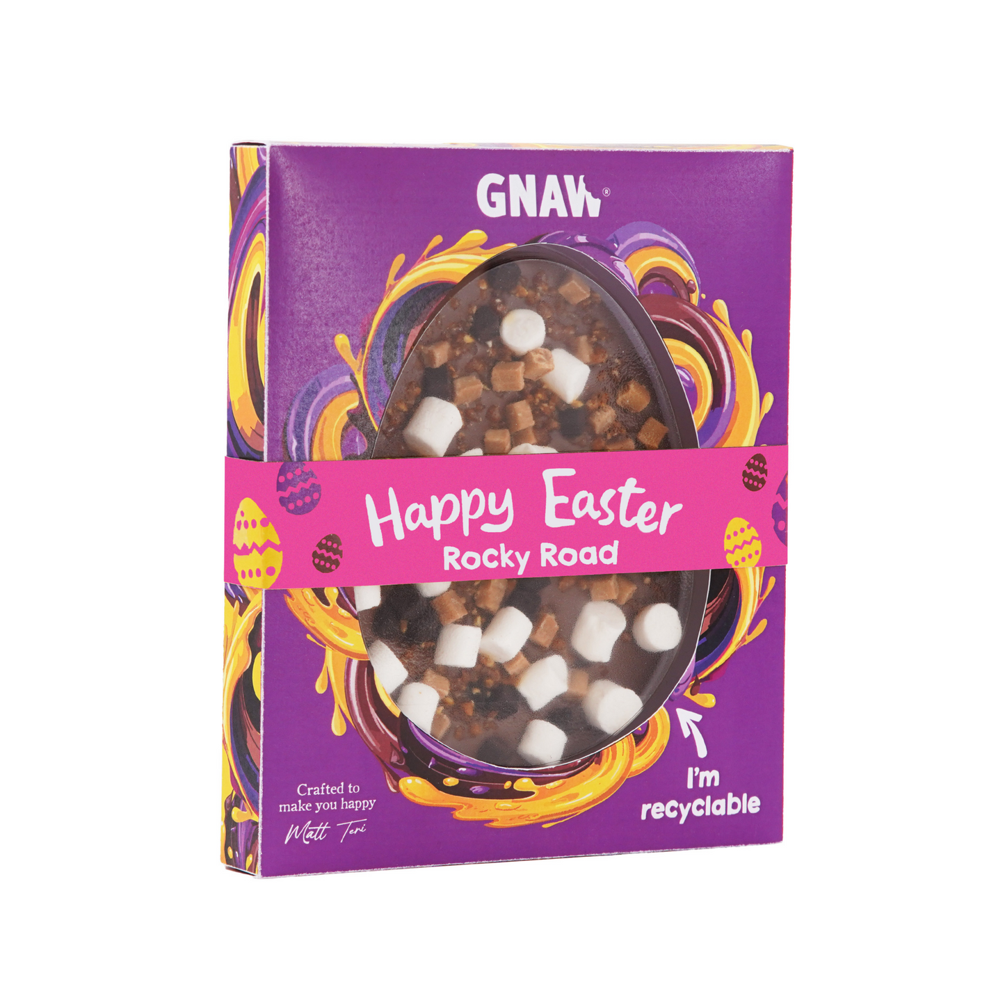 Gnaw Chocolate Rocky Road Easter Egg
