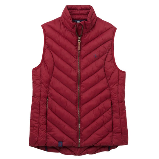 Lighthouse Clothing Laurel Gilet - Maroon