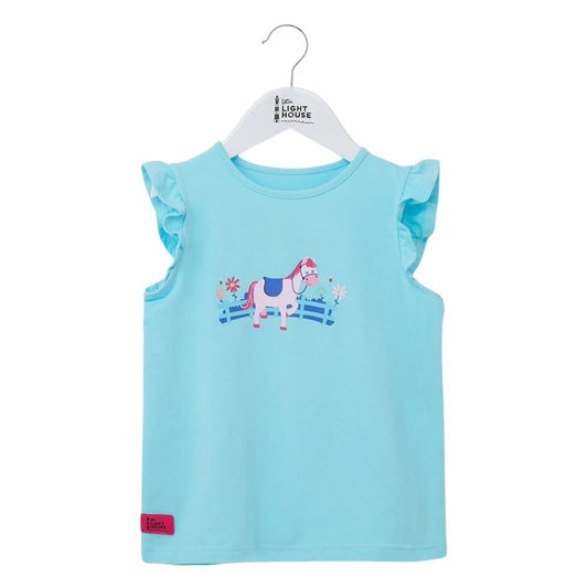 Lighthouse Clothing Causeway Top - Pony Print