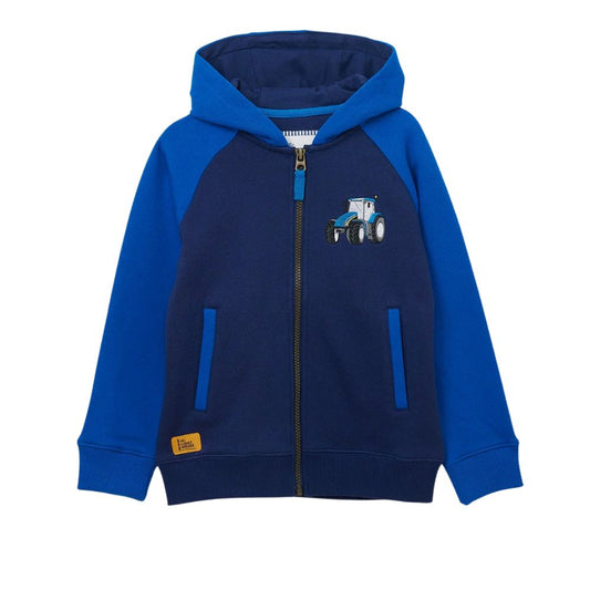 Lighthouse Clothing Jackson Full Zip Sweat - Blue Tractor