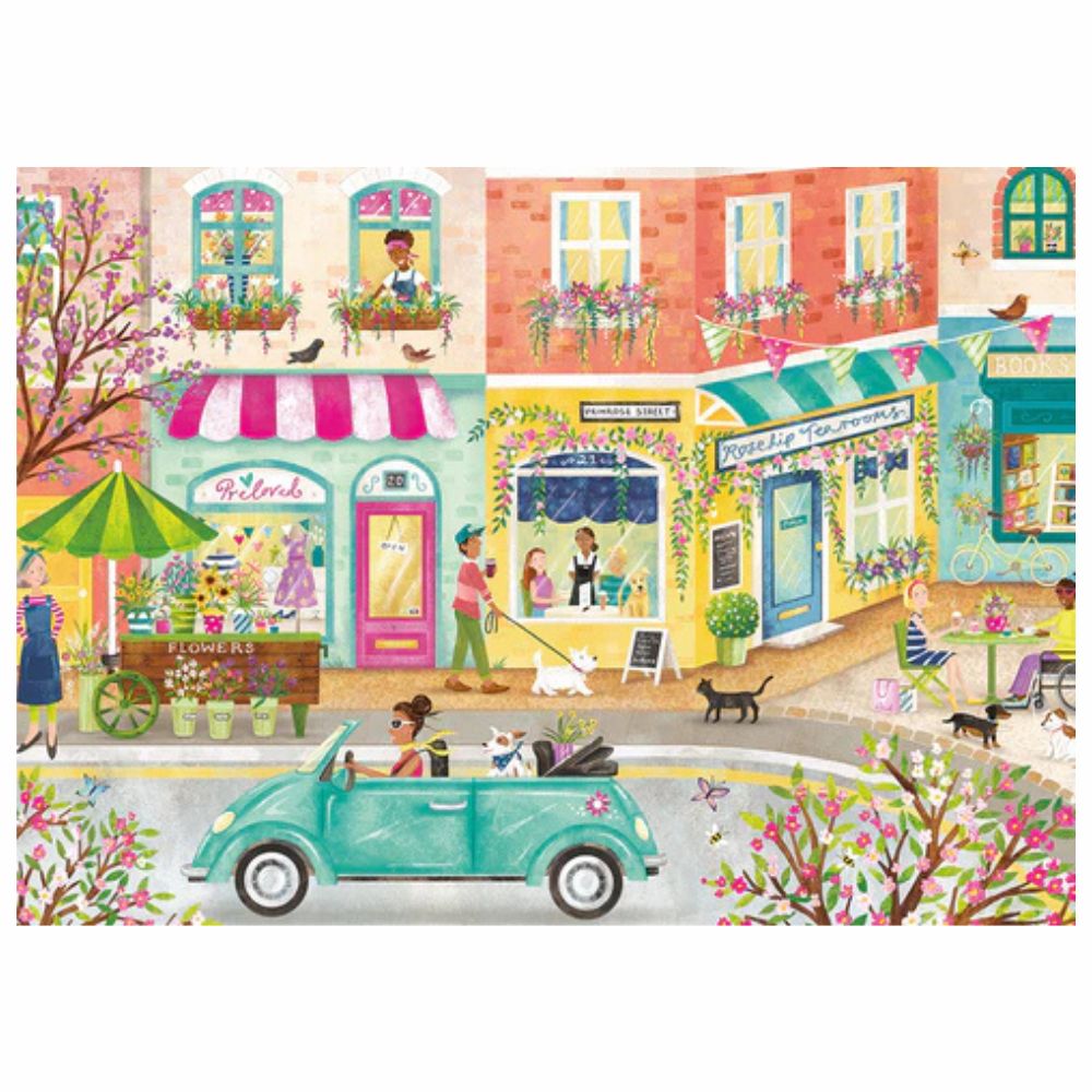 Puzzle de 1000 piezas con montaje de perros