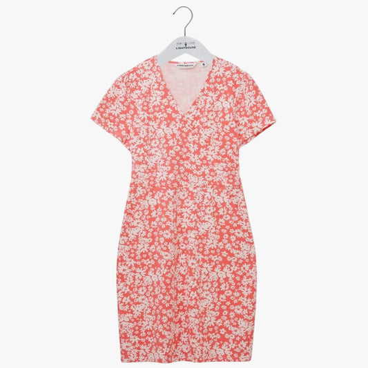 Lighthouse Clothing Lena Dress - Coral Daisy