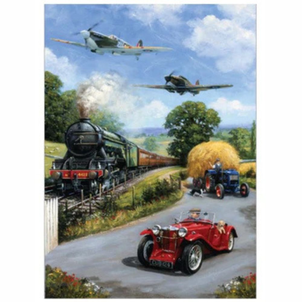 Puzzle 1000 pièces Transport nostalgique