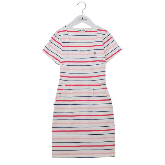 Lighthouse Clothing Lydia Dress - Pink Stripe