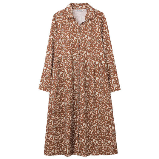 Lighthouse Clothing Elsie Dress - Rust Floral