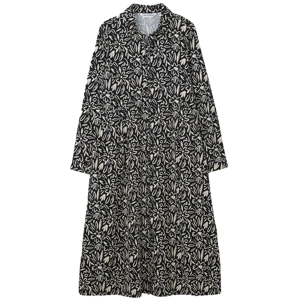 Lighthouse Clothing Elsie Dress - Black Floral