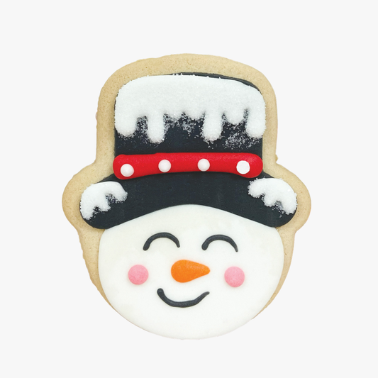Snowman Sugar Cookie