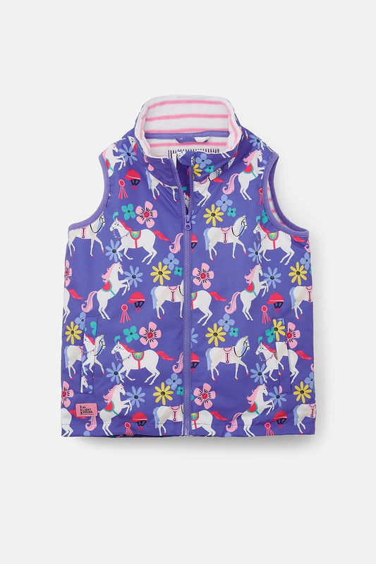 Lighthouse Clothing Alex Gilet - Horse Print