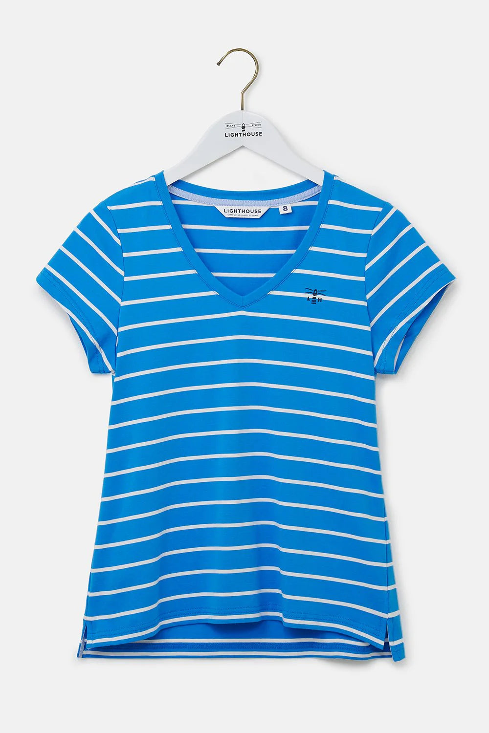 Lighthouse Clothing Ariana T-Shirt - Blue Stripe