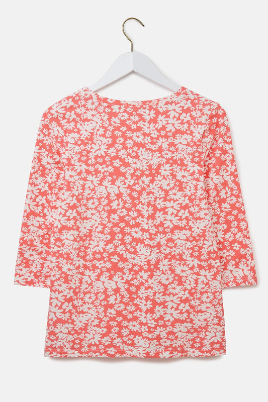 Lighthouse Clothing Ariana Top - Coral Daisy