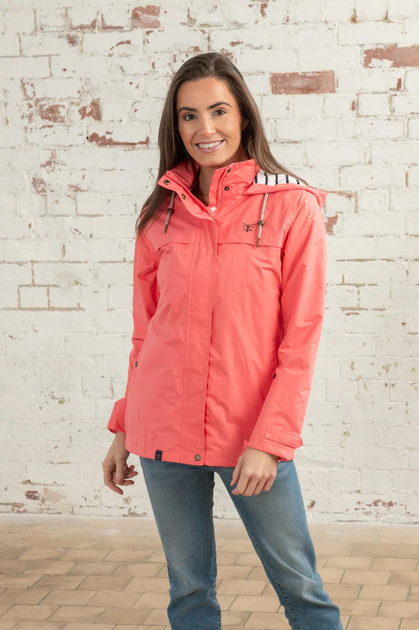 Lighthouse Clothing Beachcomber Coat - Coral