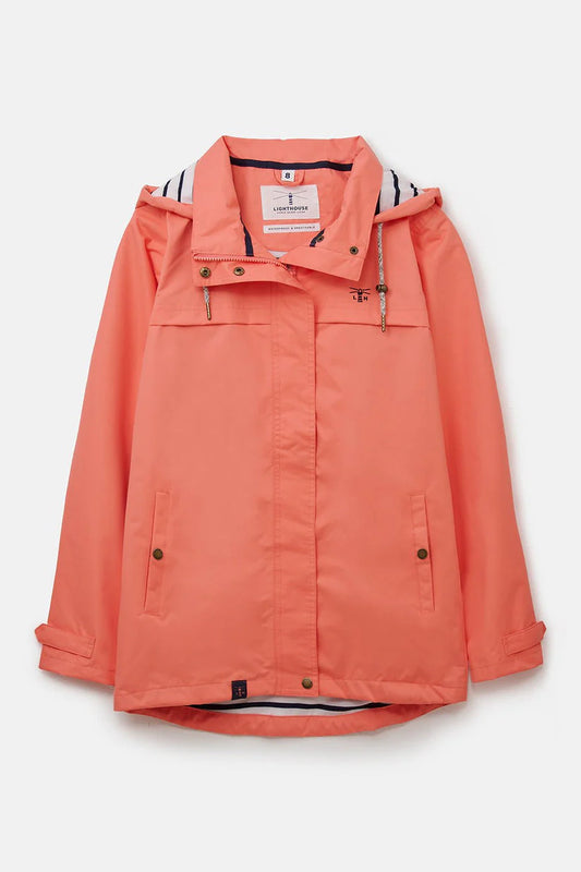 Lighthouse Clothing Beachcomber Coat - Coral
